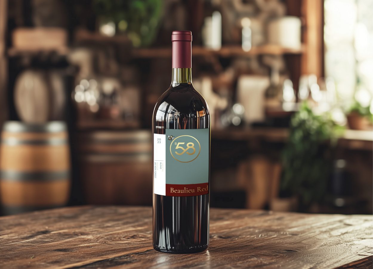 B58 Beaulieu Wines logo design by Dunstar Creative