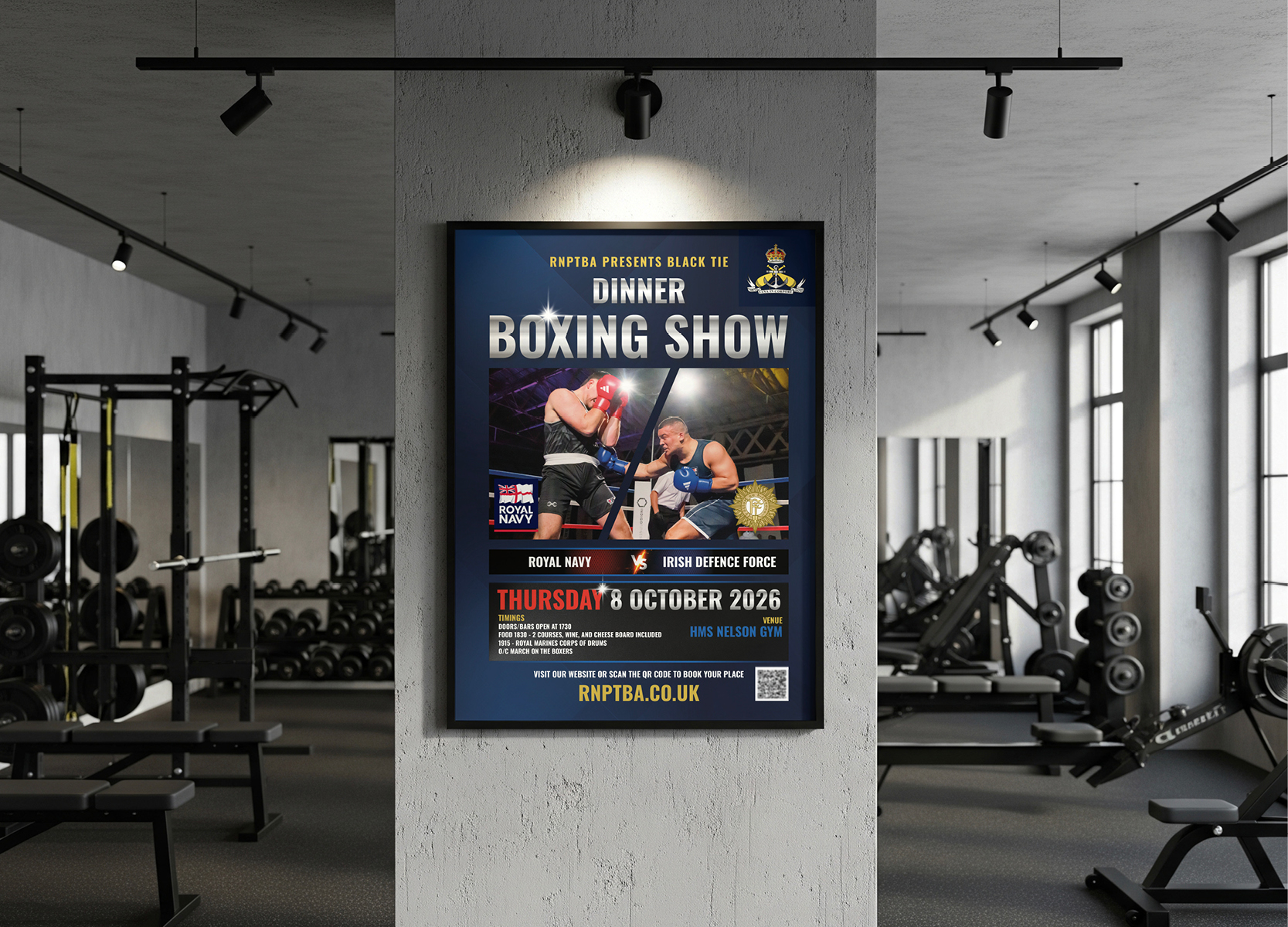RNPTBA 2026 Boxing Event poster design by Dunstar Creative