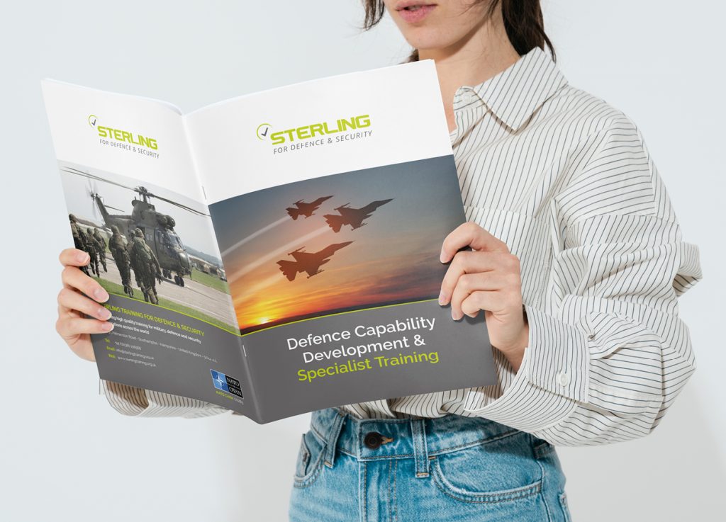 Modern corporate presentation folder for enhanced client engagement.